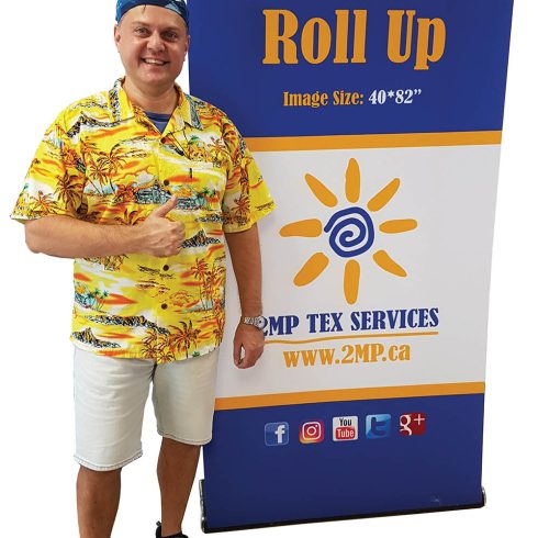 HQ Roll Up 40*82"